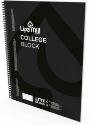 Mar-Mar Spirálfüzet LIPAMILL College block A5 70 lap kockás (18289)