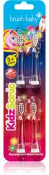 Brush-Baby KidzSonic csere fejek a fogkeféhez gyermekeknek 3 éves kortól 4 db