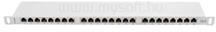 Lanberg Patch panel 24 port 0.5U 19" CAT. 6 árnyékolt, szürke (PPS6-0024-S) (PPS6-0024-S)
