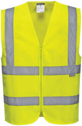 Portwest - Vesta HI-VIS cu fermoar, galben fluorescent, mas. XL [C375YER-XL] (C375YER-XL)