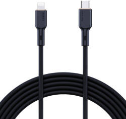 AUKEY CB-SCL1 USB-C-Lightning kábel, 27W, 1m (fekete) (CB-SCL1 Black) - scom