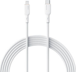 AUKEY CB-SCL1 USB-C-Lightning kábel, 27W, 1m (fehér) (CB-SCL1 White) - scom