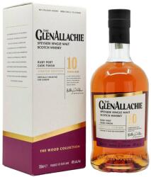 The GlenAllachie 10 éves Ruby Port Cask Finish whisky DRS (0, 7L / 48%) - goodspirit
