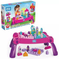 Mattel Mega Bloks: Lányos építő játékasztal (FFG22)
