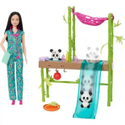 Mattel Barbie állatorvos baba pandákkal (HKT77) - jatekbirodalom