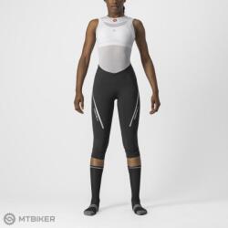 Castelli VELOCISSIMA 3 női 3/4 nadrág, fekete/ezüst (M)