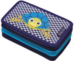Herlitz Penar echipat 31 piese, cu 3 fermoare, motiv Cute Animals Turtle, Herlitz HZ50038817 (50038817) Penar