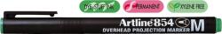 Artline Marker OHP permanent Artline 854, varf mediu - 1.0mm - verde (EK-854-GR)