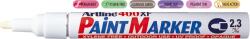 Artline Marker cu vopsea Artline 400XF, corp metalic, varf rotund 2.3mm - alb (EK-400XF-WH) - forit