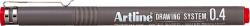 Artline Marker pentru desen tehnic ARTLINE, varf fetru 0.4mm - rosu (EK-234-RE) - forit