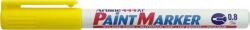 Artline Marker cu vopsea ARTLINE 444XF, corp metalic, varf rotund 0.8mm - galben (EK-444XF-YE)