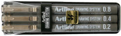 Artline Marker pentru desen tehnic ARTLINE, varf fetru (0.2/0.4/0.8mm), 3 buc/set - negru (EK-230/3W2BK)
