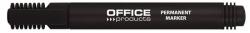 Office Products Permanent marker, varf rotund, corp plastic, Office Products - negru (OF-17071211-05) - forit