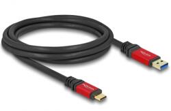 Delock Cablu de date Delock 80618, USB-A male - USB-C male, 2m, Black (80618)