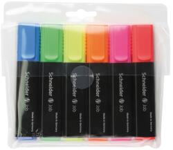 Schneider Textmarker Schneider Job, varf lat, 6 culori/set - (G, O, V, R, A, R) (S-115096) - forit