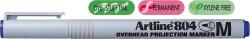 Artline Marker OHP non-permanent Artline 804, varf mediu - 1.0mm - albastru (EK-804-BL)