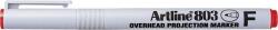 Artline OHP Non-Permanent marker ARTLINE 803, varf fin - 0.5mm - rosu (EK-803-RE) - forit