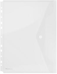 DONAU Folie protectie documente A4 portret, inchidere cu capsa, 4/set, 200 microni, DONAU - transparent (DN-8540001PL-00)