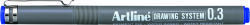 Artline Marker pentru desen tehnic ARTLINE, varf fetru 0.3mm - albastru (EK-233-BL) - forit