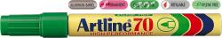 Artline Permanent marker Artline 70, corp metalic, varf rotund 1.5mm - verde (EK-70-GR) - forit