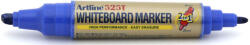 Artline Marker pentru tabla de scris Artline 525T, doua capete - varf rotund 2.0mm/tesit 5.0mm - albastru (EK-525T-BL) - forit