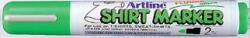 Artline T-Shirt marker Artline, corp plastic, varf rotund 2.0mm - verde fluorescent (EKT-2-FGR) - forit