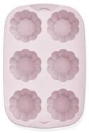 Hané IRIS MIX szilikon muffin sütőforma 6 darabhoz, szürke, fekete vagy piros színű SL-3207 (SL-3207) - officedepot