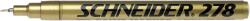 Schneider Marker cu vopsea Schneider Maxx 278, varf rotund 0.8mm - auriu (S-127853) - forit