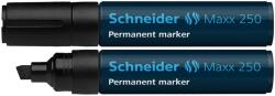 Schneider Permanent marker Schneider Maxx 250, varf tesit 2+7mm - negru (S-125001) - forit