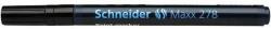 Schneider Marker cu vopsea SCHNEIDER Maxx 278, varf rotund 0.8mm - negru (S-127801) - forit
