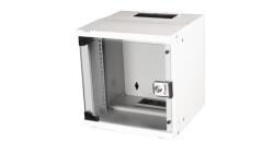 Equip Fali Rackszekrény - EWM-06-3030-G (10", 6U, 300x300mm, lapra szerelt, szürke) (EWM-06-3030-G) - pcx