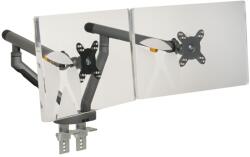 BakkerElkhuizen Bakker Elkuizen BE Flexible Dual 17"-35" LCD TV/Monitor Asztali Tartókar - 2 Kijelzőhöz, Fekete