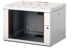 Equip Fali Rackszekrény - EPM-07-6045-G-CBAA (19", 7U, 600x450mm, előre szerelt, szürke) (EPM-07-6045-G-CBAA) - pcx
