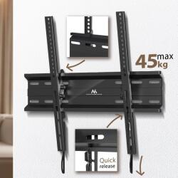 Maclean MC-748A 32"-70" LCD TV/Monitor Fali Tartó - 1 Kijelzőhöz, Fekete