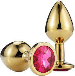 Passion Labs Dop Anal Gold Metallic Buttplug Large, Auriu/Fucsia, Passion Labs