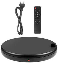 Puluz Rotating display stand Puluz with power socket 45 cm (black) (PU3147EU)