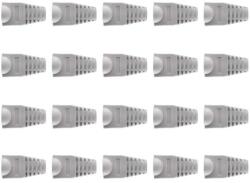 EMOS Konnektor védő RJ45 szürke, 20db 1821000600 (1821000600)