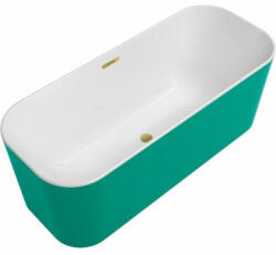 Villeroy & Boch Finion Colour on Demand Quaryl fürdőkád 170x70 Design gyűrűvel Gold, fehér UBQ177FIN7A3BCV201 (UBQ177FIN7A3BCV201)