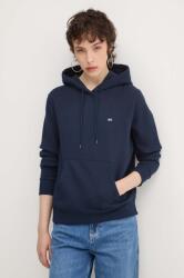 Tommy Hilfiger felső sötétkék, női, sima, kapucnis, DW0DW19727 - sötétkék XS