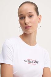 Guess Jeans t-shirt női, fehér, W4YI03 J1314 - fehér XL