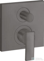 Hansgrohe AXOR Citterio falsík alatti kád/zuhany csaptelep alaptest nélkül, szálcsiszolt fekete króm 39455340 (39455340)