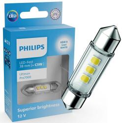 Philips C5W 38mm Ultinon PRO7000 szofita LED 6000K jégfehér 11854CU70X1