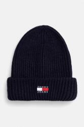 Tommy Jeans sapka vastag, sötétkék, AW0AW16785 - sötétkék Univerzális méret