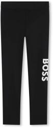 BOSS gyerek legging fekete, nyomott mintás, J51100 - fekete 156