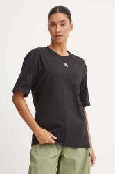 Adidas pamut póló női, fekete, IY7321 - fekete S