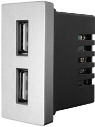 Luxion Modul Priza USB 2.4A 5V LUXION, Gri, LX-MP057GY (LX-MP057GY)