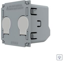 Livolo Modul Intrerupator Dublu cu Variator cu Touch LIVOLO - Serie Noua, C7-VL-FC2D2-2G (C7-VL-FC2D2-2G)