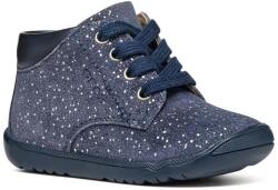 GEOX gyerek félcipő velúrból MACCHIA - kék 19