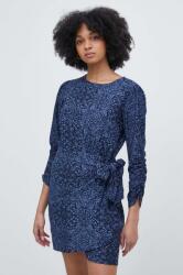 Pepe Jeans ruha CLARIN sötétkék, mini, egyenes, PL953535 - sötétkék L