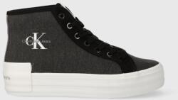 Calvin Klein sportcipő BOLD VULC FLATF MID CS ML BTW fekete, női - fekete Női 41